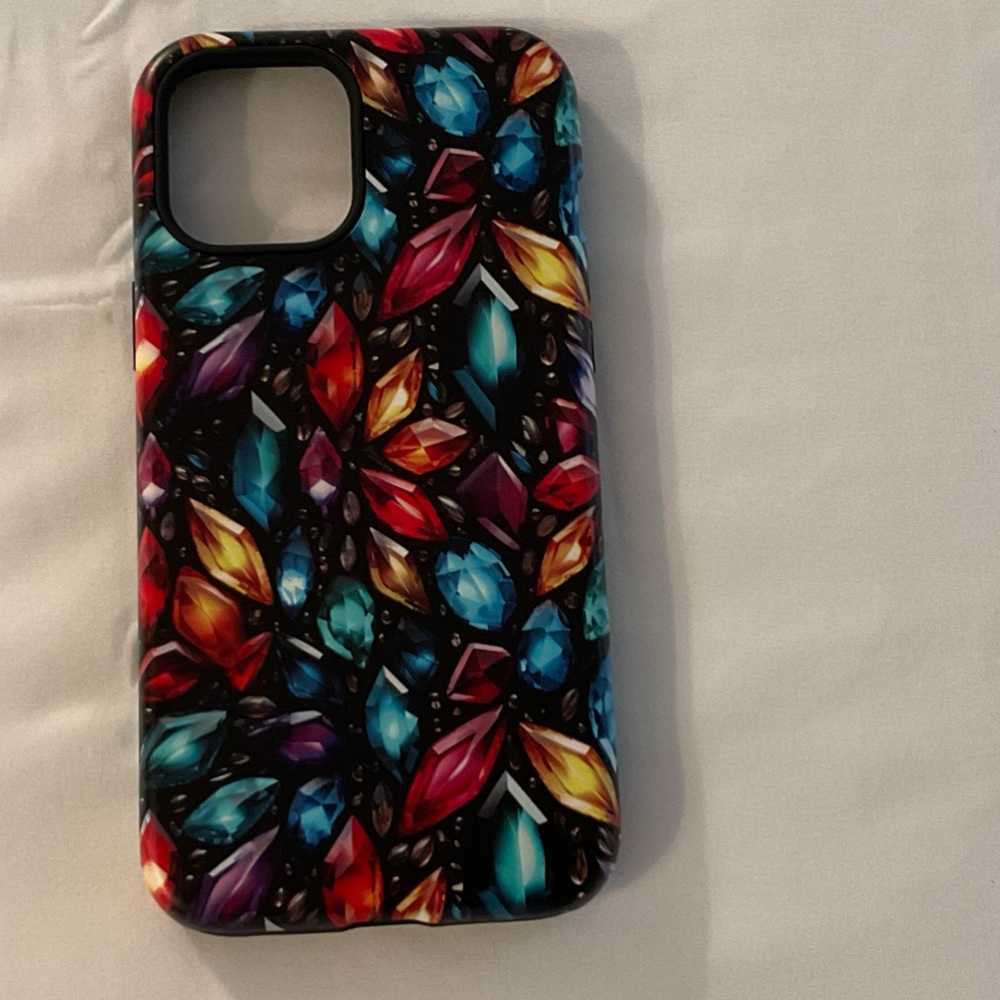 IP12 - 6.7 inch Multicolor Gemstone Pattern Phone Case